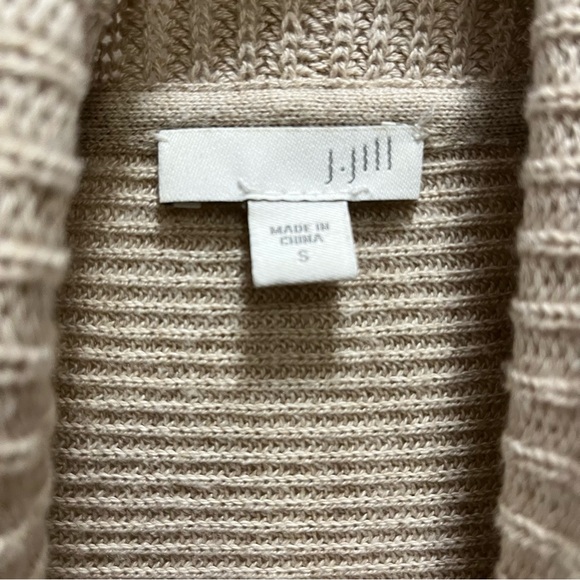J. Jill Ribbed Cotton Blend Long Cardigan - Picture 3 of 10